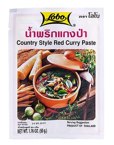 Red curry paste country style - Lobo 50 gr.